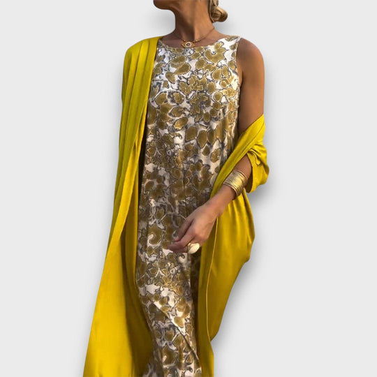 Isadora – Maxi Dress with Cardigan