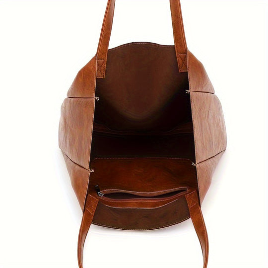 Elora – Luxe Leather Tote Bag for Women