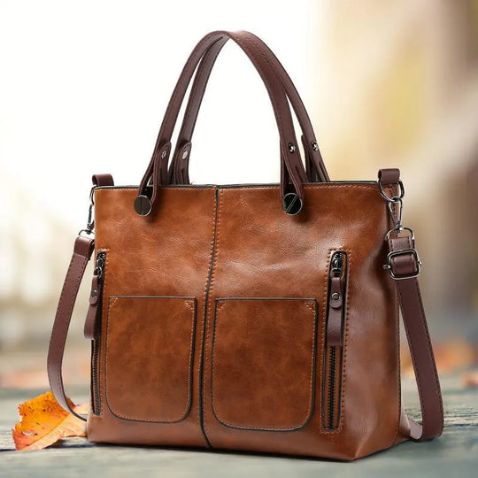 Amy – Sophisticated Leather Shoulder Bag