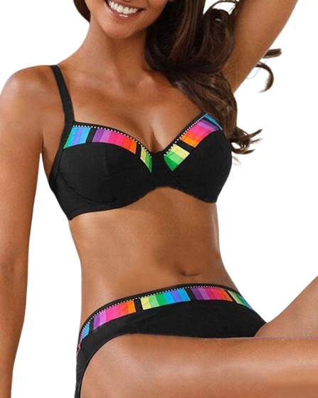 Calla – Colourblock Support Bikini for Women