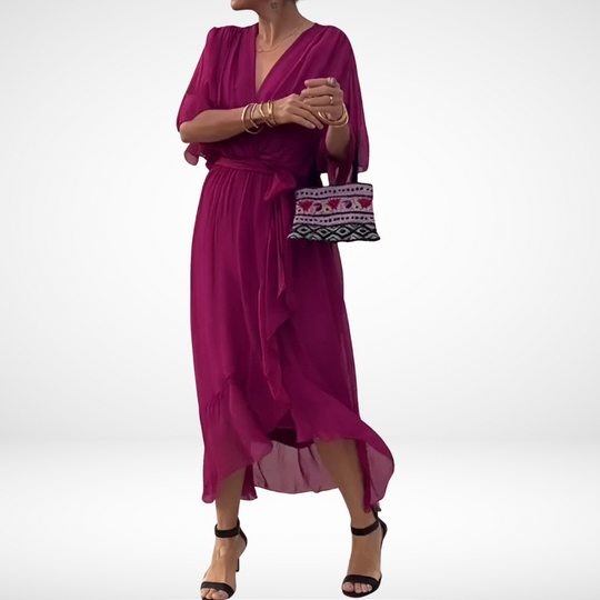 Vivienne | Wrap Bloom Dress