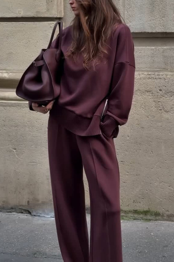 Quincy – Luxe Relaxed Two-Piece Set for Women