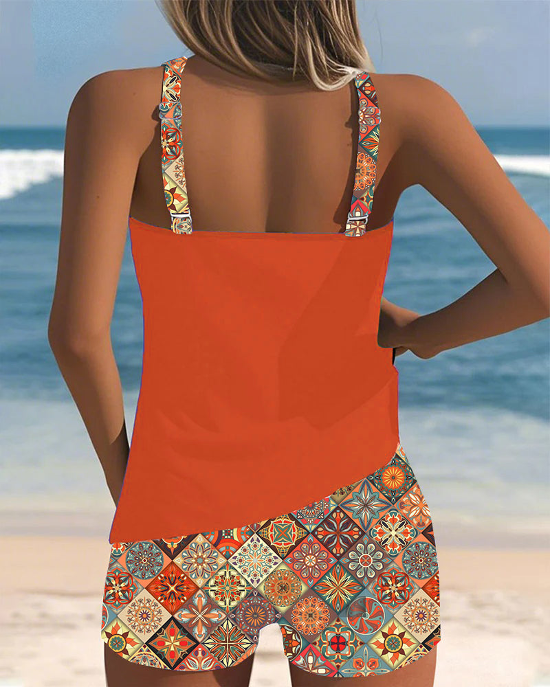 Małgorzata – Boho Tile Tank Set for Women