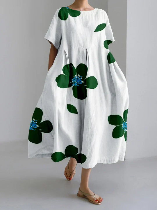 Cecilie – Elegant floral dress for any occasion with style and floating comfort