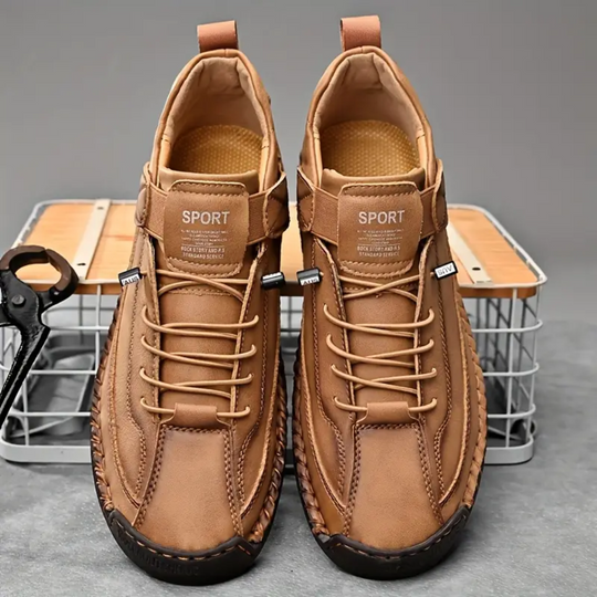 Aaron – Premium Leather Casual Sneakers for Men