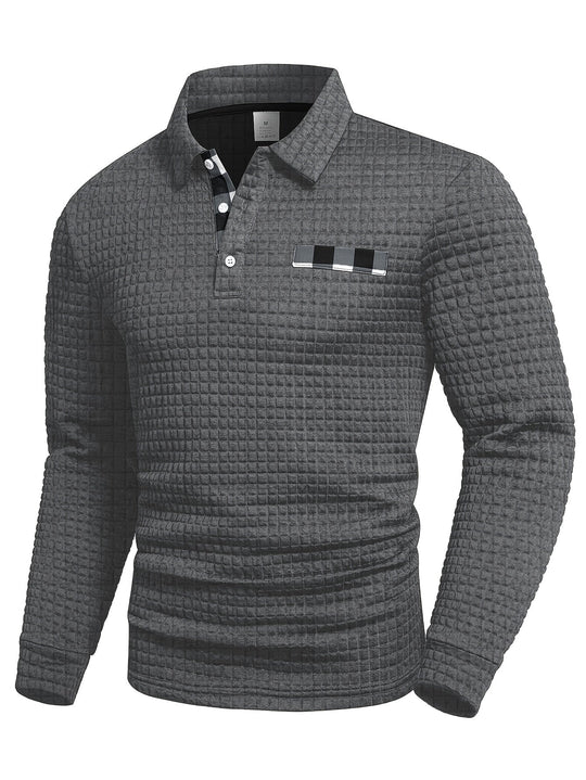 Enrique – Long-Sleeve Polo Shirt for Men