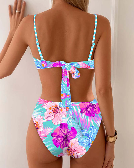 Cecilia – Floral Elegance Bikini for Women
