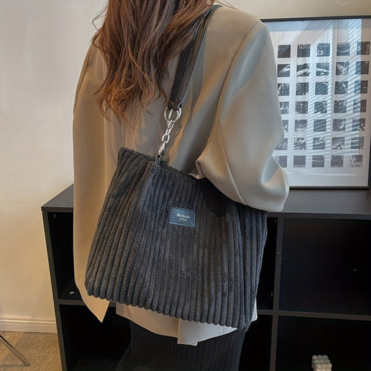 Gio - Soft corduroy shoulder bag