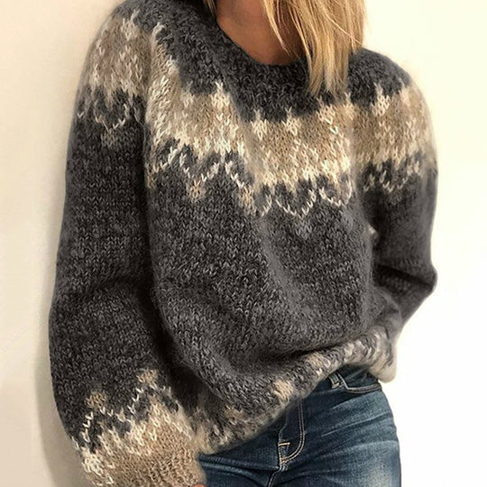 HARPER| FUZZY KNIT SWEATER