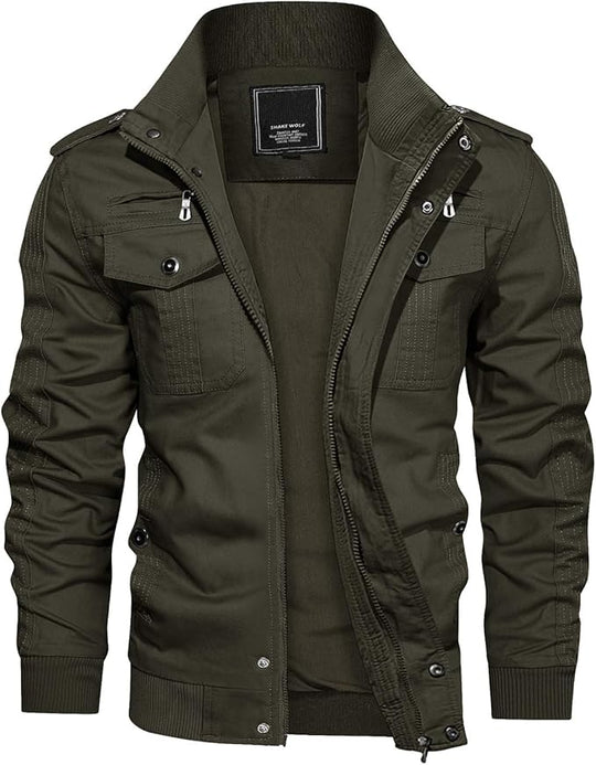 Matteo – Classic Bomber-Style Cotton Jacket for Men