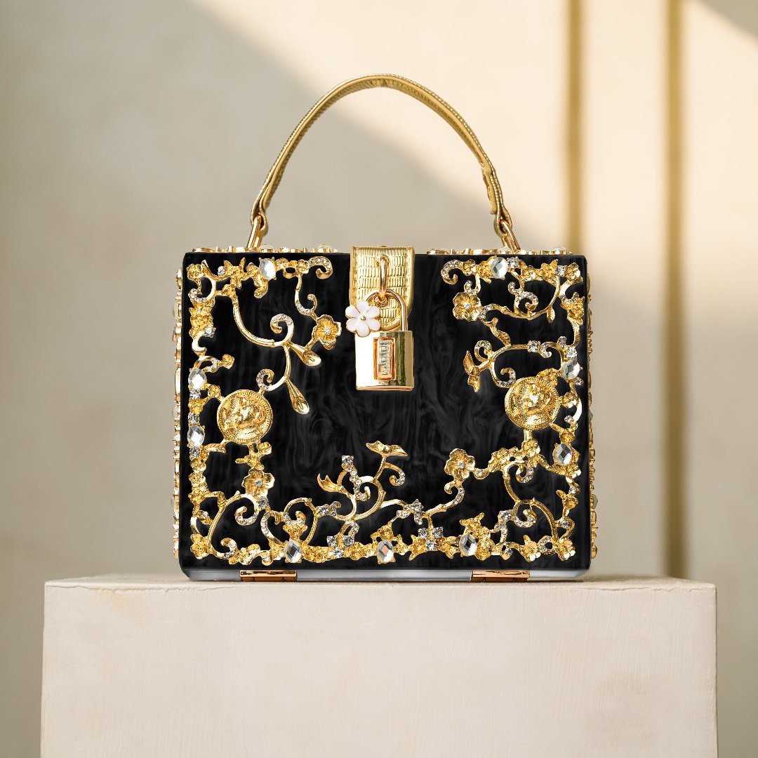 Addison – Luxurious Embroidered Evening Handbag for Women