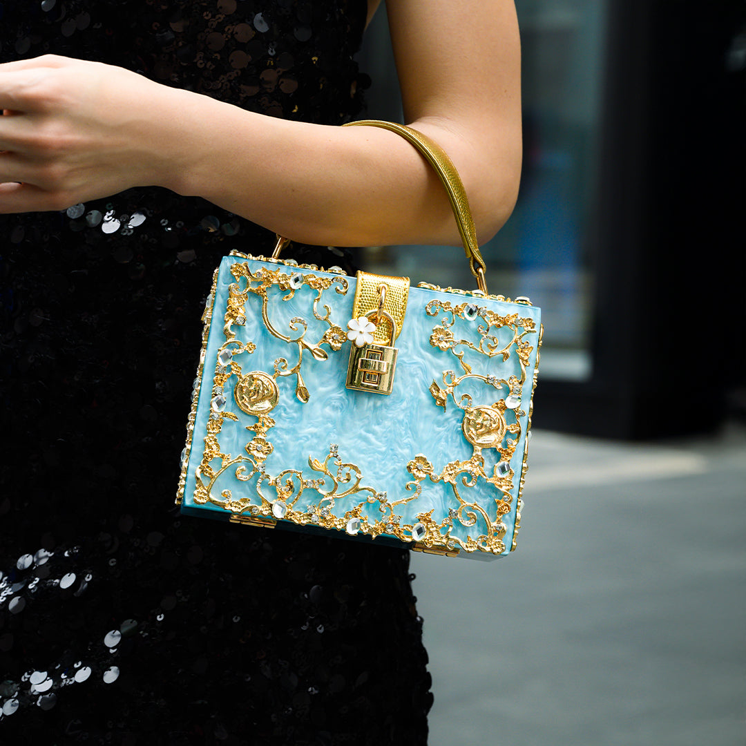 Addison – Luxurious Embroidered Evening Handbag for Women
