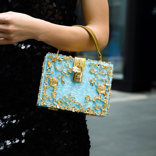 Addison – Luxurious Embroidered Evening Handbag for Women