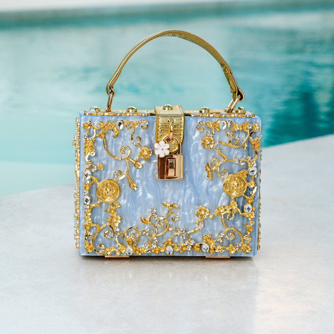 Addison – Luxurious Embroidered Evening Handbag for Women