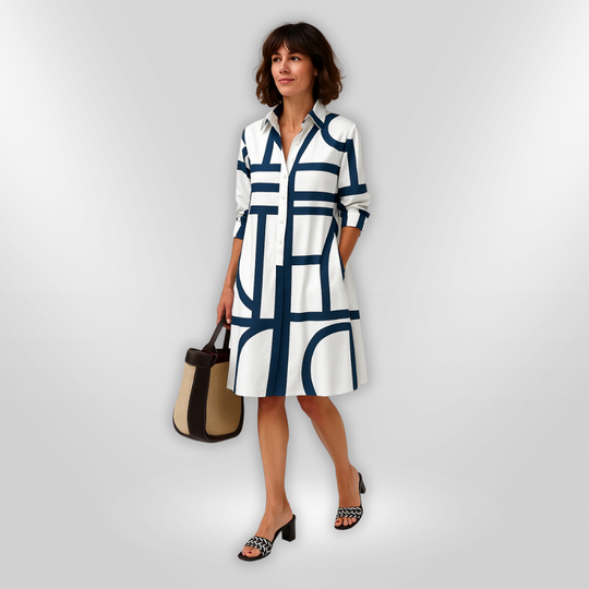 Celestine | Refined Tie-Waist Midi Dress
