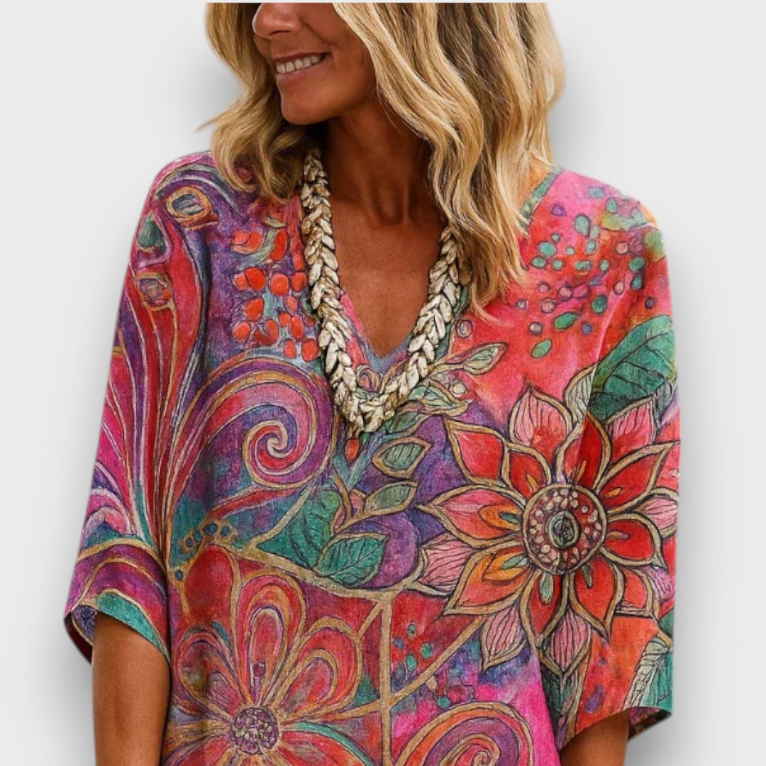 Akam – Summer Dress with Floral Print