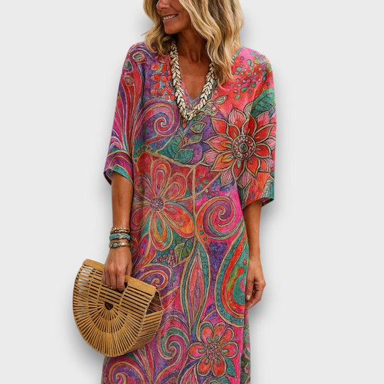 Akam – Summer Dress with Floral Print