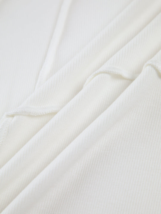 Reeva – Sculpted Ribbed Long Sleeve Top for Women