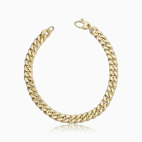 Soleil – Gold-Tone Cuban Link Bracelet
