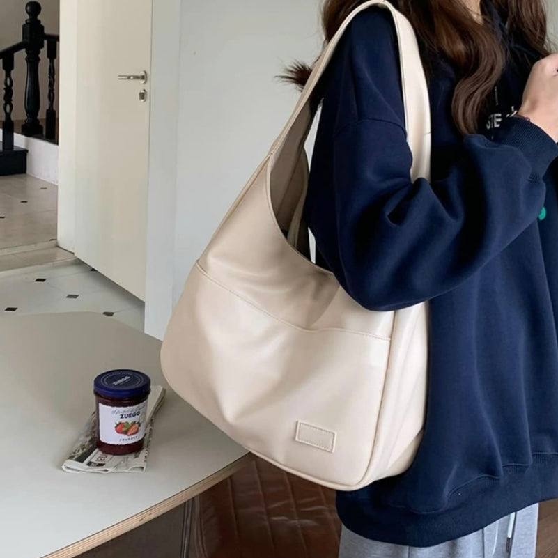 Drew – Minimalist Soft Leather Shoulder Bag for Women