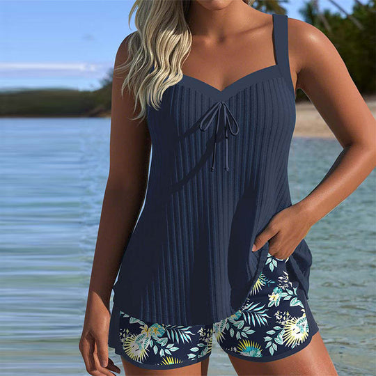Palmira – Breezy Tank & Tropical Shorts Set