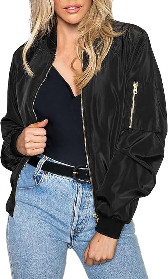 Kenzie – Classic Bomber Jacket for Women