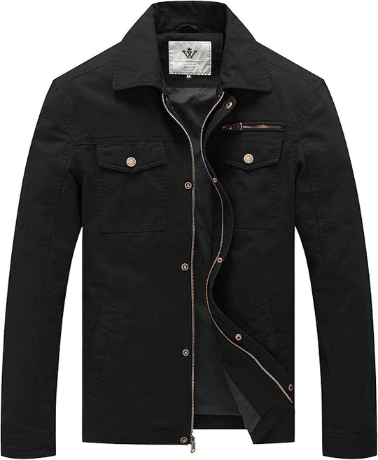 Manuel – Classic Cotton Workwear Jacket for Men