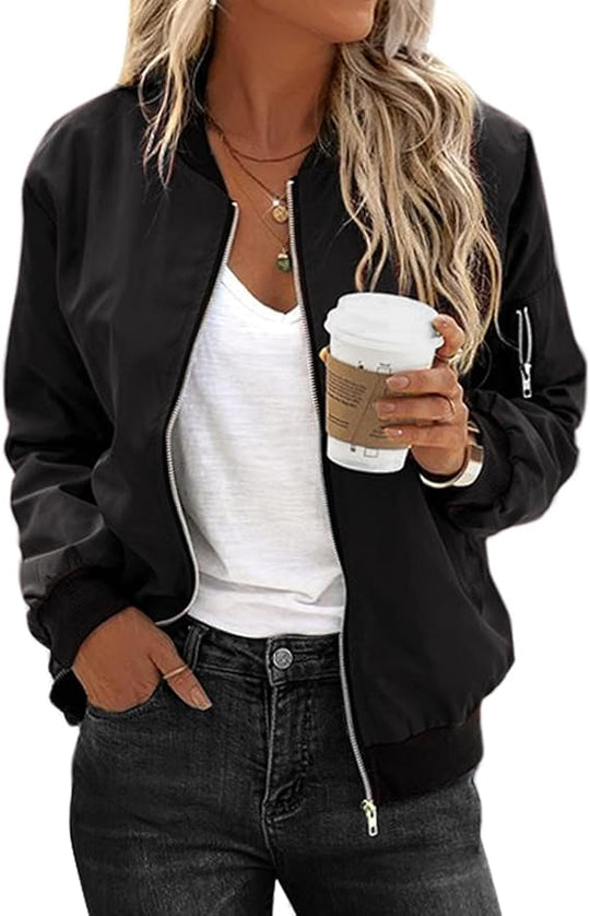 Kenzie – Classic Bomber Jacket for Women