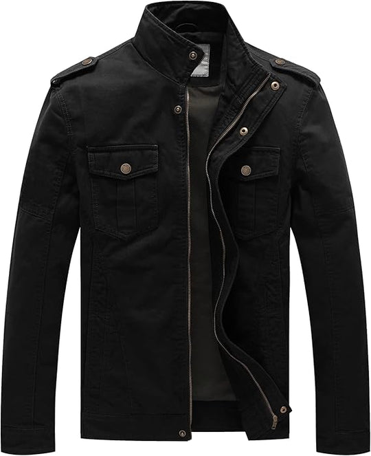 Tobias – Classic Cotton Utility Jacket for Men