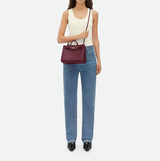 Serenity – Elegant Woven Leather Tote for Women