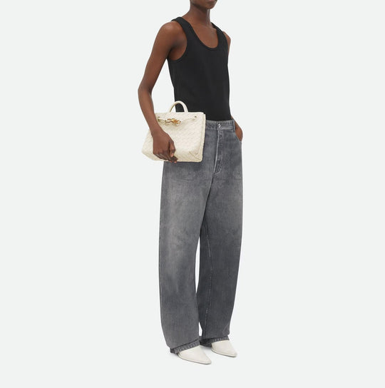 Serenity – Elegant Woven Leather Tote for Women