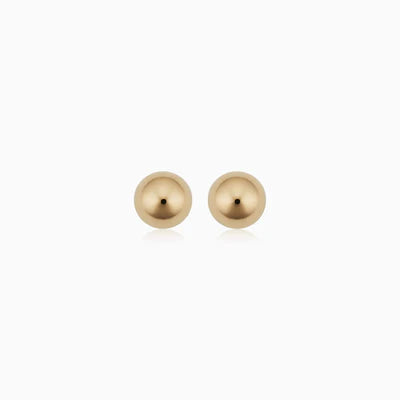 Schuyler – Classic Gold Ball Stud Earrings