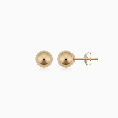 Schuyler – Classic Gold Ball Stud Earrings