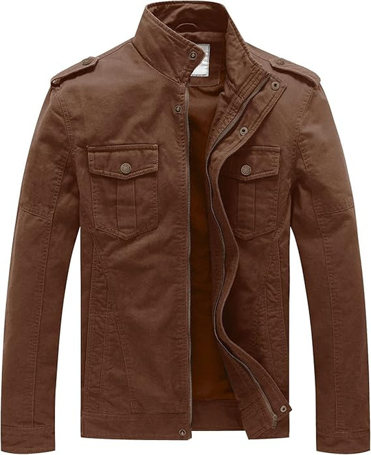 Tobias – Classic Cotton Utility Jacket for Men