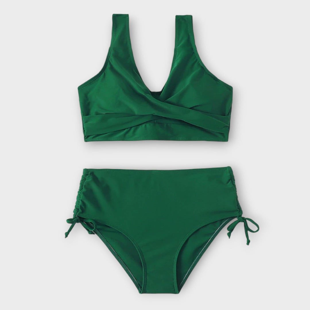 Calia – Ruched Wrap Bikini Set for Women