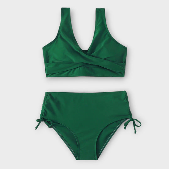 Calia – Ruched Wrap Bikini Set for Women