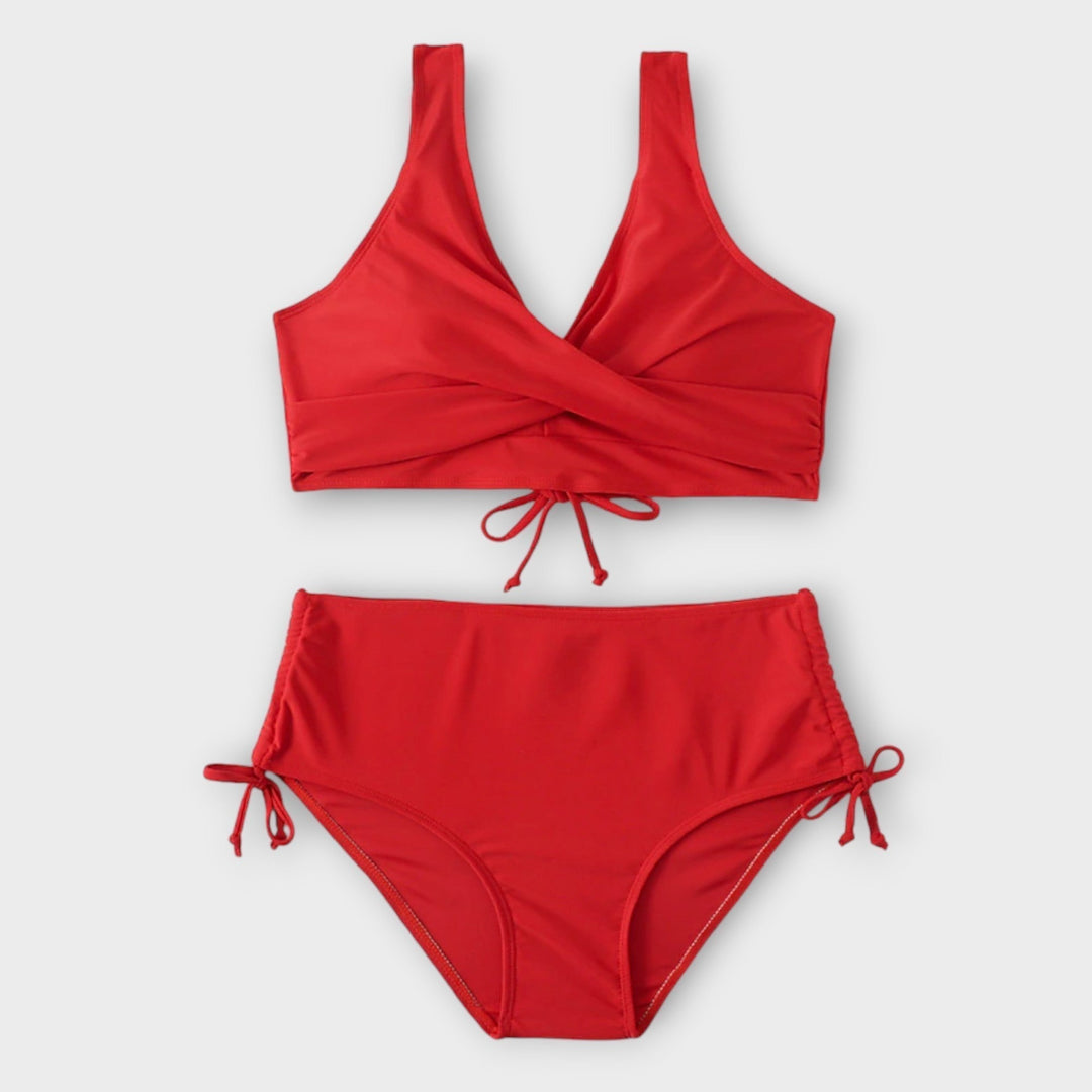 Calia – Ruched Wrap Bikini Set for Women