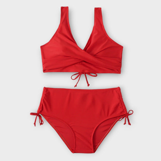 Calia – Ruched Wrap Bikini Set for Women