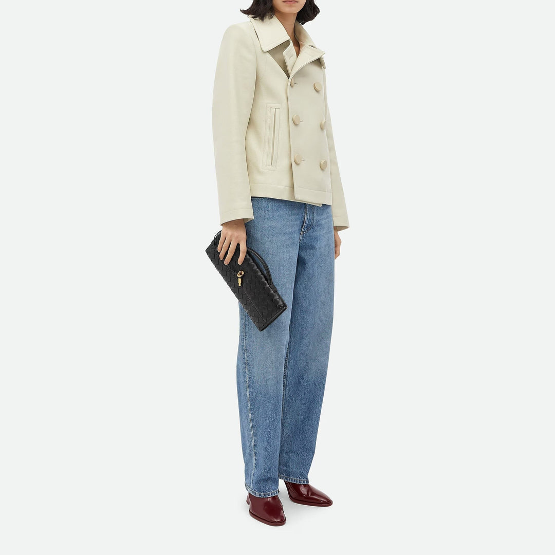 Parker – Sophisticated Woven Leather Clutch for Women