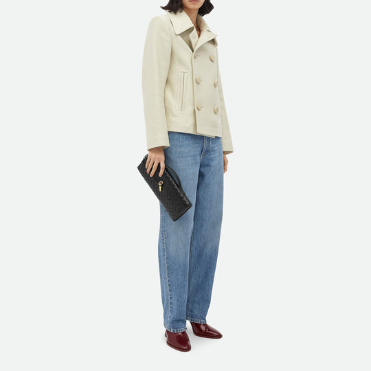 Parker – Sophisticated Woven Leather Clutch for Women