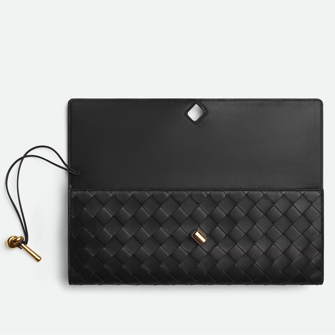 Parker – Sophisticated Woven Leather Clutch for Women