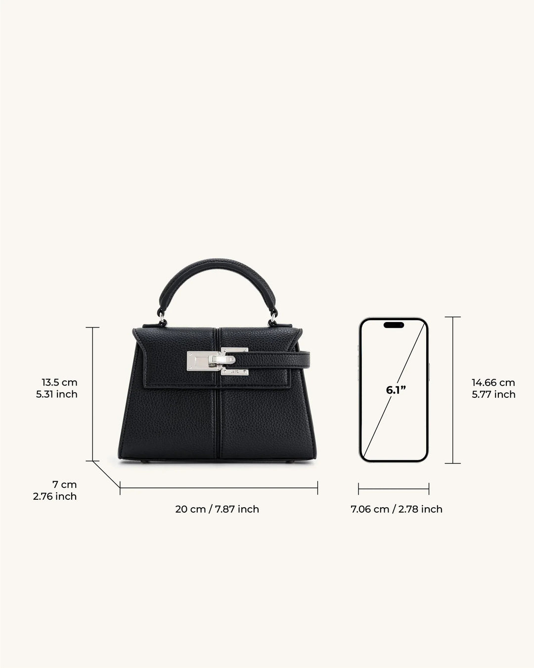 Rylee – Classic Structured Leather Handbag for Women
