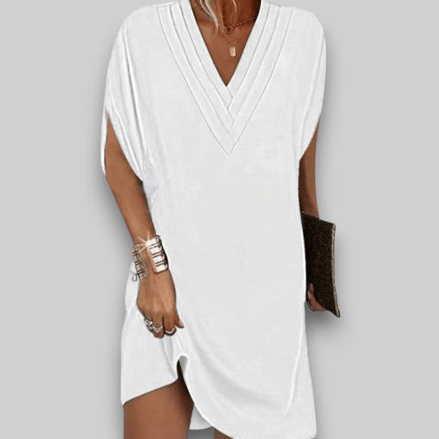 Nielsine - VioraFlow V-Neck Day Dress