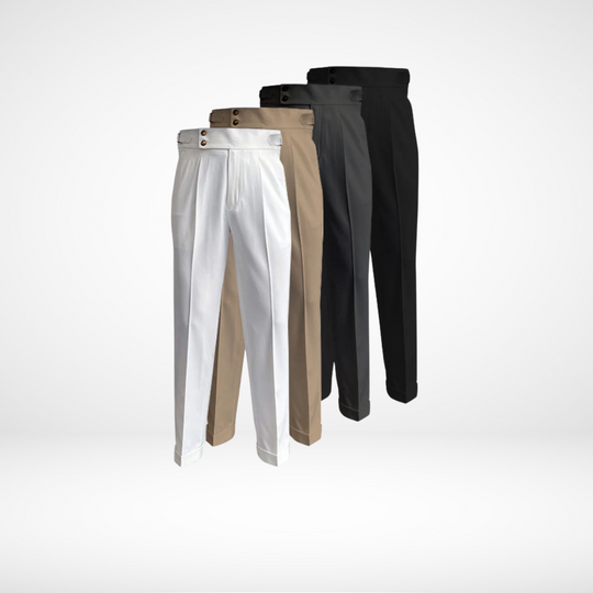 Edmund | High-Rise Drape Suit Trousers