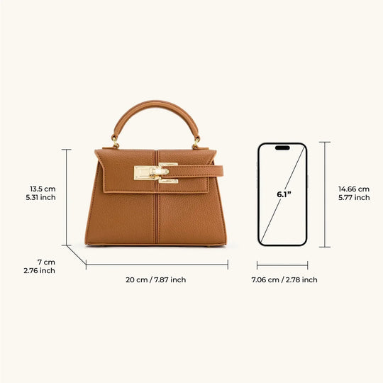 Rylee – Classic Structured Leather Handbag for Women