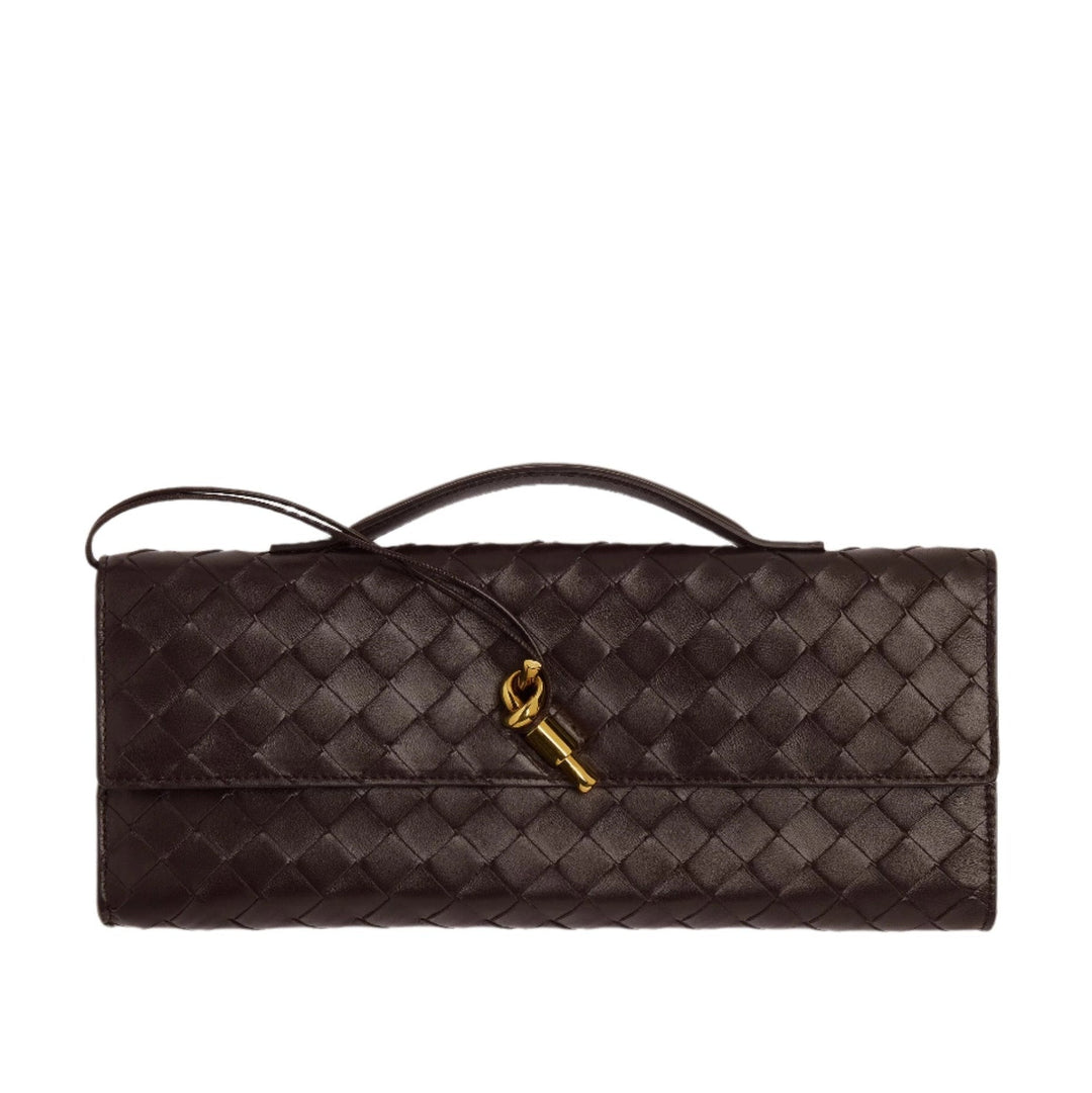 Parker – Sophisticated Woven Leather Clutch for Women