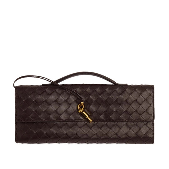Parker – Sophisticated Woven Leather Clutch for Women