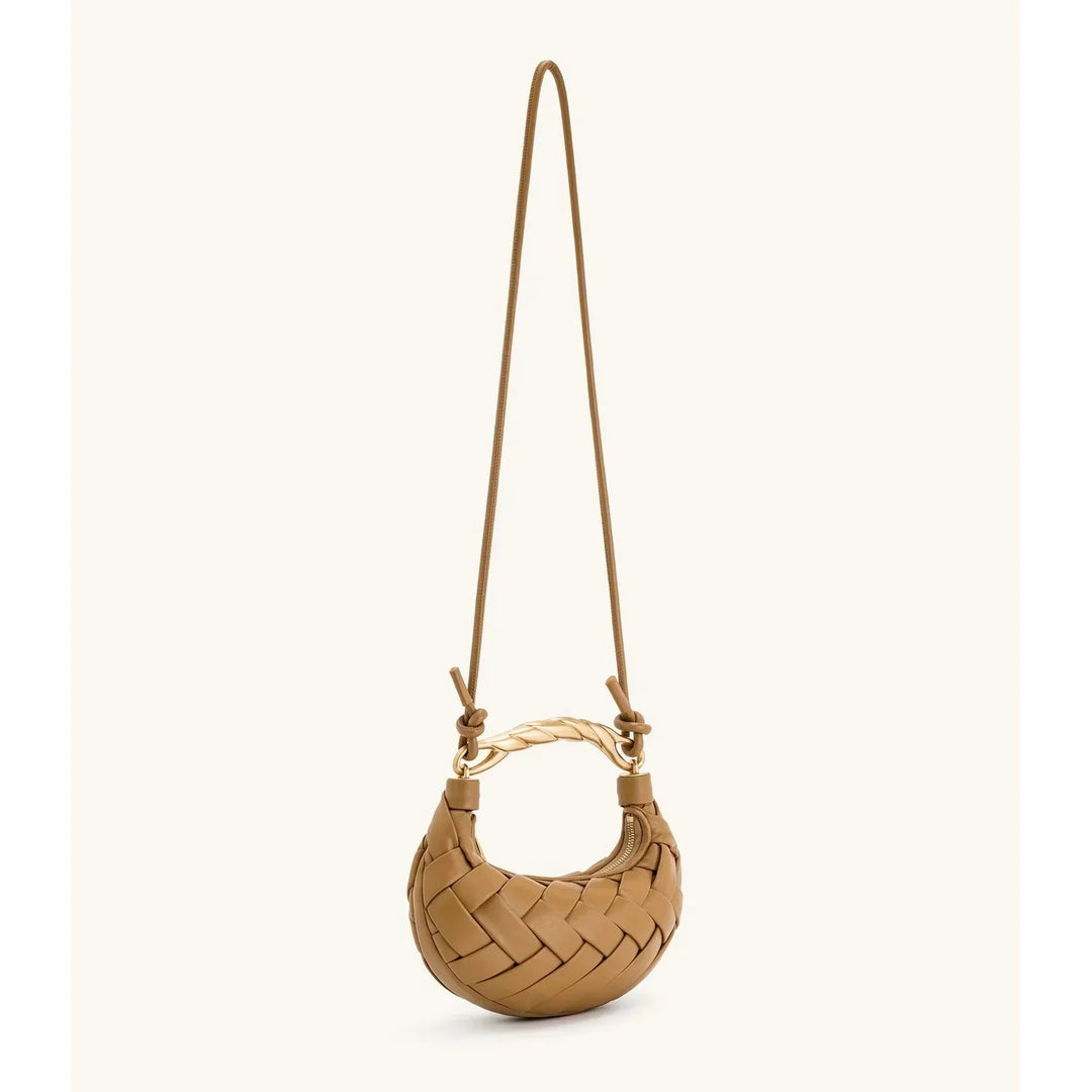 Juliette – Chic Woven Leather Hobo Bag for Women