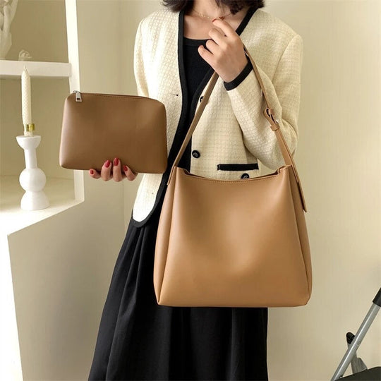 Adrienne – Sleek Leather Tote Bag for Women