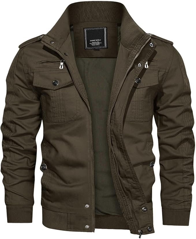 Matteo – Classic Bomber-Style Cotton Jacket for Men